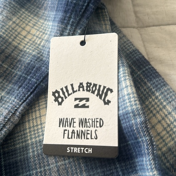 Billabong boys size large long sleeve flannel - Picture 3 of 4